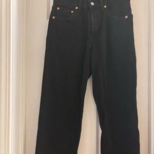 Levi's Men's Classic Black Straight Jeans